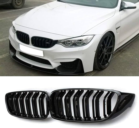M Performance Kit Inc Grill and Mirror Caps BMW 4 Series F32 Gloss Black